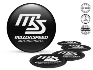 Mazda Speed Adesivi Cerchio Auto Design Cupola Stiloso Lusso